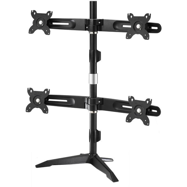 Amer Networks Quad Lcd/Led Monitor Mount Supports Up To 4 Monitors That Are A AMR4SU